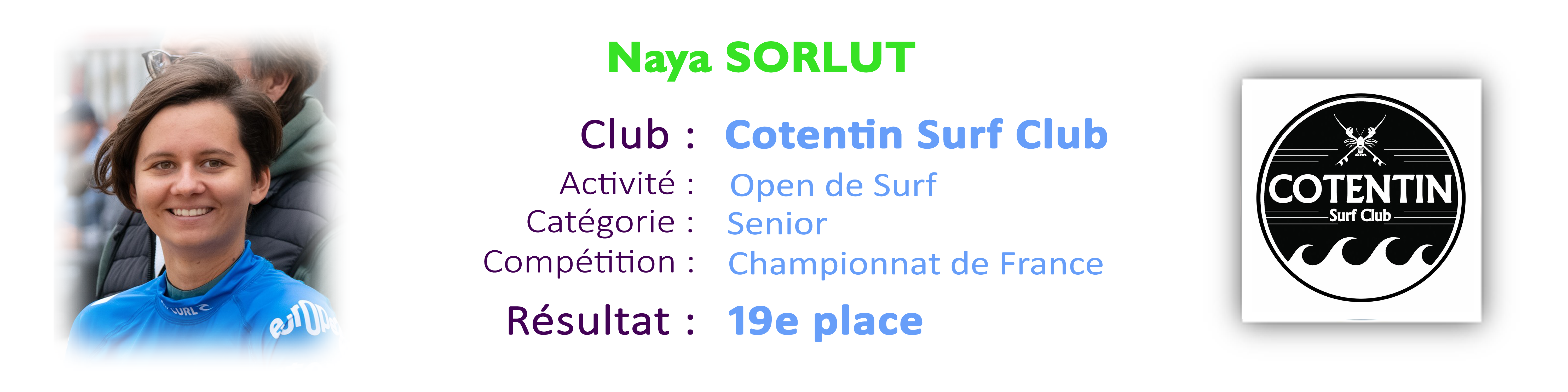 T.Indiv Femme L4 - Cotentin Surf Club
