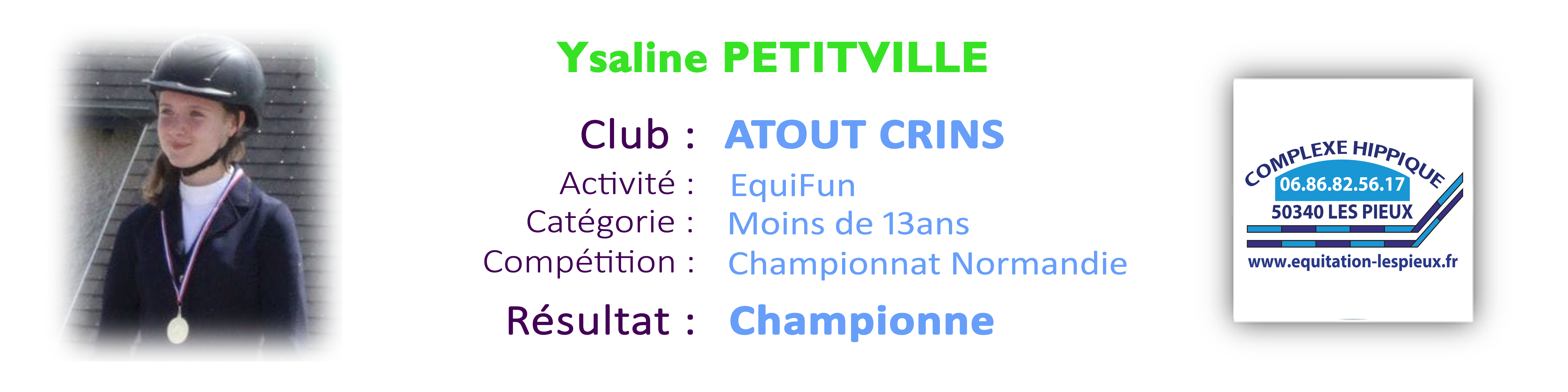 T.Indiv Jeune L1 - Ysaline Petitville
