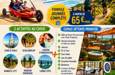 Formule CHILL & CHALLENGEJournée sur mesure au CAVV