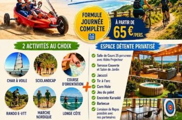 Formule CHILL & CHALLENGEJournée sur mesure au CAVV