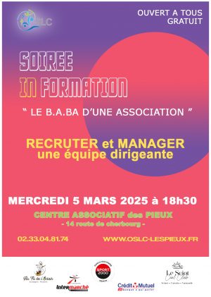 B.A.BA d’une Association« Recruter une équipe dirigeante »Vendredi 5 Mars 2025