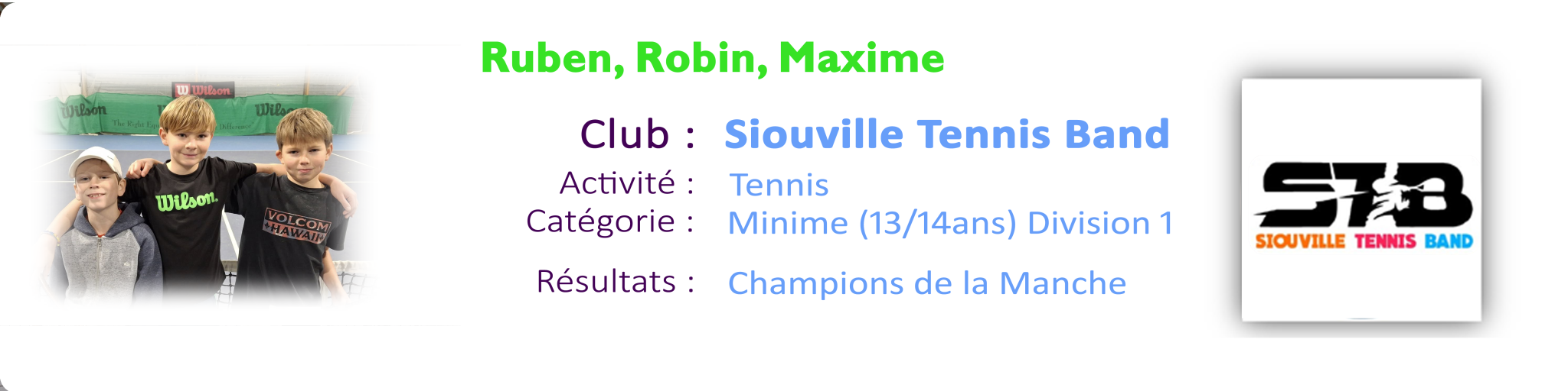 15 - T.Equipe Jeune L1 - Cadet STB